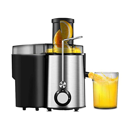 RMXMY Exprimidor automático de múltiples Funciones, Mini escoria pequeña, para Uso doméstico, de Gran Calibre, de prensado rápido, práctico y económico exprimidor de Acero Inoxidable