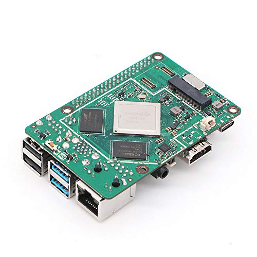 Rock PI 4B V1.4 Rockchip RK3399 ARM Cortex Six Core SBC/computadora de una sola placa compatible con pantalla oficial Raspberry Pi