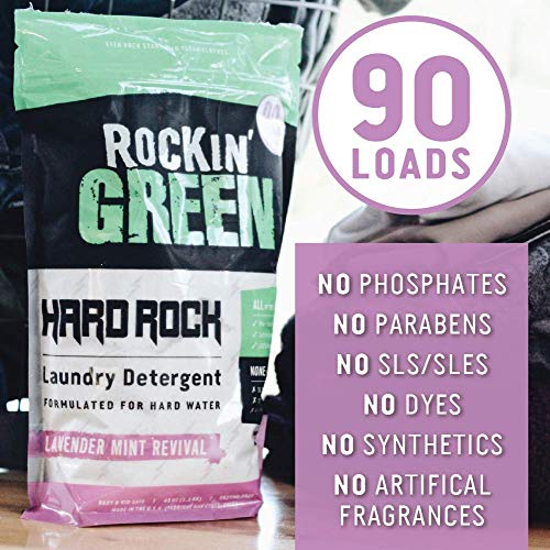 Rockin' Green - Hard Rock ropa Remix detergente lavanda menta Revival - 45 oz.