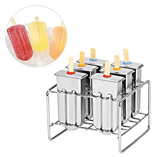 Rockyin Los moldes de Acero Inoxidable de Helado Industrial Cocina del hogar DIY del Hielo del estallido del Fabricante del Molde de la Herramienta (2#)