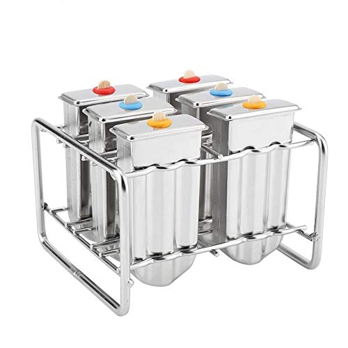 Rockyin Los moldes de Acero Inoxidable de Helado Industrial Cocina del hogar DIY del Hielo del estallido del Fabricante del Molde de la Herramienta (2#)