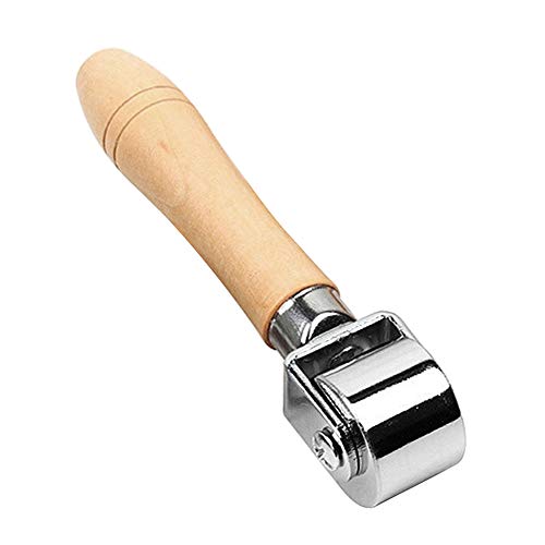 Rodillo de laminación de cuero de Platen Tool para prensar bordes de cuero (26 mm)
