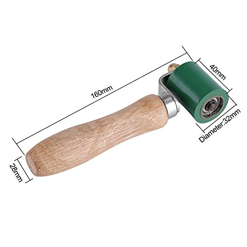 Rodillo De Silicona Resistente a Altas Temperaturas, 40 Mm Rodillo De Presión De La Mano Para Techos Instalación De Soldadura De Pvc De Calefacción Por Aire Caliente Herramienta Plana