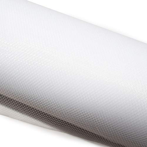 Rollo de Tul (Pack de 2) - 25m Largo x 30cm de Ancho, Blanco Tela de Tul para Velos y Trajes de Novia, Caminos de Mesa, Lazos Sillas, Envolver Regalos, Pompones, Manualidades y Decoración Cumpleaños