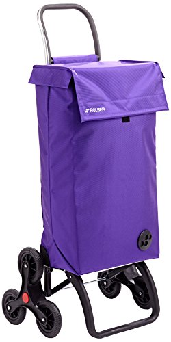 Rolser Paris MF RD6 - Carro de la Compra de 6 Ruedas, Especial escaleras, Color More