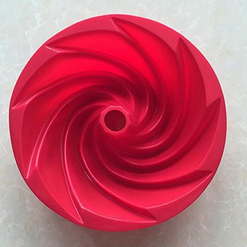 Romote remolino del silicón de la forma del molde de pastel pastel de mantequilla de molde la pasta de azúcar de silicona moldes de cocción Herramientas