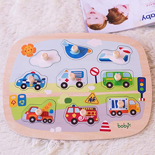 Rompecabezas De Madera Rompecabezas Cognitivo Para BebéS Juguetes De Madera 1-2-3 AñOs De Edad Aprendizaje Preescolar