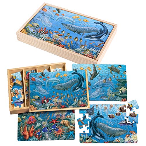 Rompecabezas Rompecabezas De Piso De Dinosaurio Para Inteligencia Educativa Para NiñOs Aprendizaje Preescolar Rompecabezas Educativo Juguetes 24 Piezas Juguetes De Madera 3-5-6 AñOs