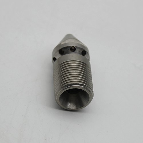 ROOwarMer 1/4" 3/8" Boquilla para Limpieza tuberias a presion 250bar - para Limpieza alcantarilla/tuberia de desague/bajante de Agua tobera Boquilla para Manguera de Limpieza (3/8")