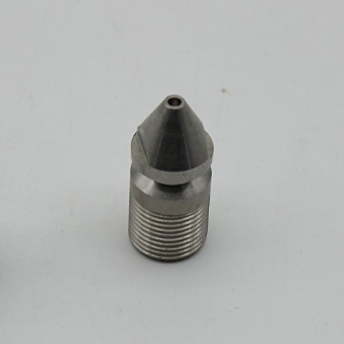 ROOwarMer 1/4" 3/8" Boquilla para Limpieza tuberias a presion 250bar - para Limpieza alcantarilla/tuberia de desague/bajante de Agua tobera Boquilla para Manguera de Limpieza (3/8")
