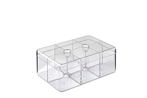 Rosti Mepal 106815053100 Caja para té Estireno-acrilonitrilo (San) - Cajas para té (Transparente, Estireno-acrilonitrilo (San), Rectángulo, 148 mm, 217 mm, 85 mm)