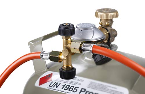 Rothenberger 1500003364 - Válvula industrial de doble derivación (propano/butano; funcionamiento de 2 dispositivos con un regulador de condensación de propano)