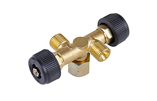 Rothenberger 1500003364 - Válvula industrial de doble derivación (propano/butano; funcionamiento de 2 dispositivos con un regulador de condensación de propano)