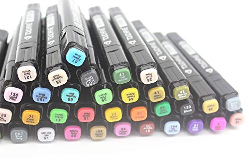 Rotulador de 80 Colores, Marker Pen Marcadores Manga Creativos de Punta Doble ara Acuarela Graffiti para Principiantes Set de Rotuladores de Boceto Hecho a Mano