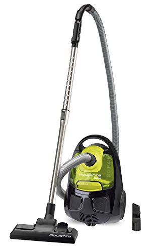 Rowenta RO2522WA Aspiradora, 2000 W, 1.2 L, 77 dB, color negro y amarillo