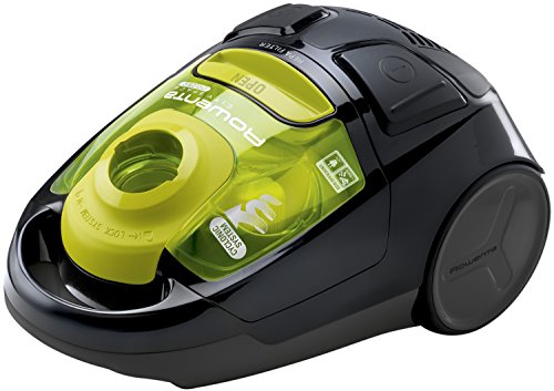 Rowenta RO2522WA Aspiradora, 2000 W, 1.2 L, 77 dB, color negro y amarillo