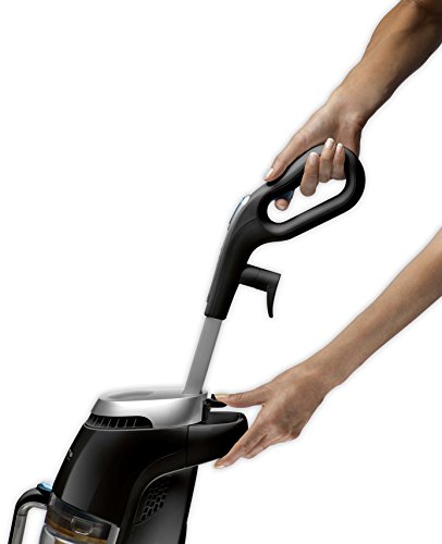 Rowenta RY7535 Clean and Steam - Escoba versátil 2 en 1 multifuncional para suelos duros, aspira y limpia para una limpieza más profunda eliminando gérmenes y bacterias al 99 %