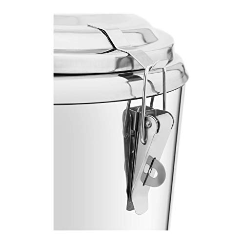 Royal Catering Contenedor Isotérmico Acero Inoxidable Termo Inox. RCTP-35E (Doble Capa, Almacenamiento De Calor Hasta 12 h, 35 Litros)
