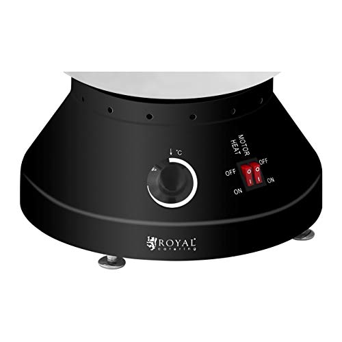 Royal Catering Fuente De Chocolate eléctrica Cascada Fodue RCCF-210 (215 W, 5 Niveles, 30-110 °C, 4 L Capacidad, 10-12 h Ciclo de trabajo)