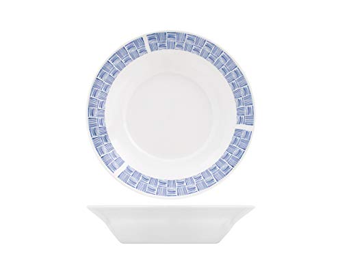 Royal Leerdam 735028 Royal Norfolk Rattan - Vajilla de porcelana (18 piezas)