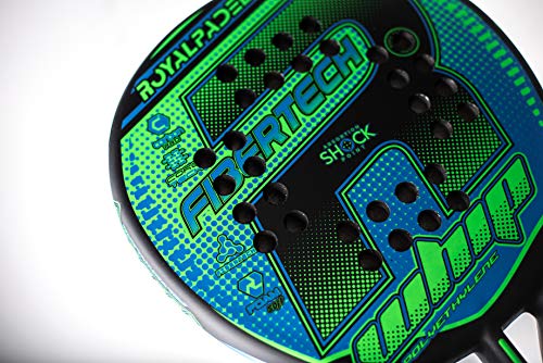 Royal Padel RP 790 Whip Polietileno 2019 Palas de Pádel, Adultos Unisex, Verde, Azul, Negro Mate, Talla única