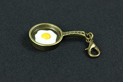 Royal Swan - Abalorio para pulsera, diseño de sartén frita, color bronce