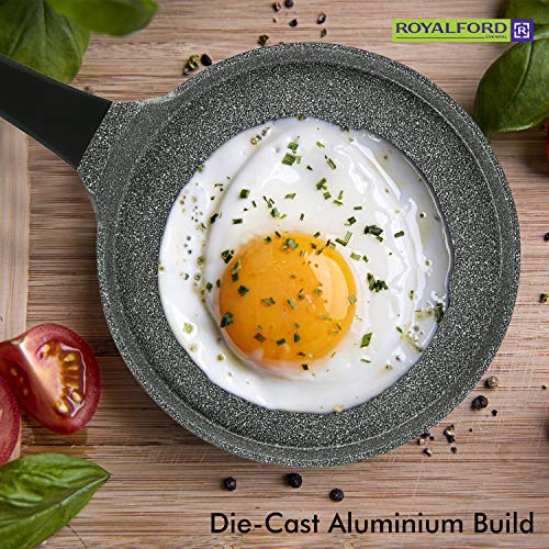Royalford RF8590 Crepe Tawa-Sartén Antiadherente (28 cm), Aluminio Fundido