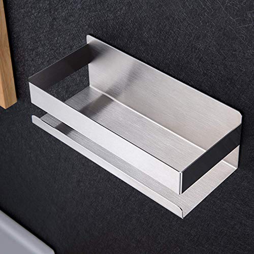 Ruicer Estanteria Baño Sin Taladro - Adhesivo Estanteria Ducha, Acero Inoxidable