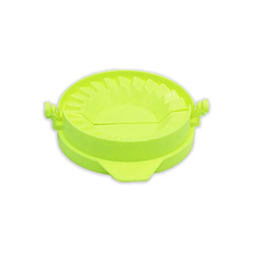 Ruiting Empanadillas Molde,Utensilio para hacer empanadillas y ravioli,Molde de Silicona para masa herramienta de cocina (Verde)