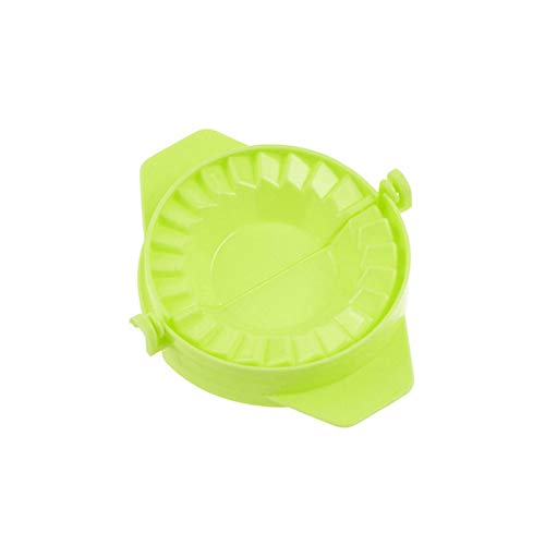 Ruiting Empanadillas Molde,Utensilio para hacer empanadillas y ravioli,Molde de Silicona para masa herramienta de cocina (Verde)