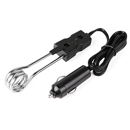 RUNGAO - Calentador de Inmersión de Coche Portátil (12 V, para Té, café, Agua y Calefacción Eléctrica)