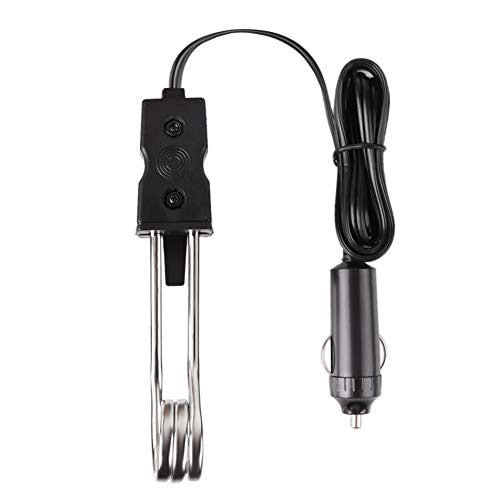 RUNGAO - Calentador de Inmersión de Coche Portátil (12 V, para Té, café, Agua y Calefacción Eléctrica)