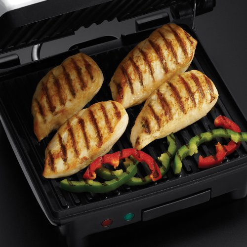Russell Hobbs Cook@Home - Grill 3 en 1 (Paninis, Plancha y Parrilla, 1800 W, Acero Inox, Gris y Negro) - ref. 17888-56