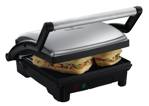 Russell Hobbs Cook@Home - Grill 3 en 1 (Paninis, Plancha y Parrilla, 1800 W, Acero Inox, Gris y Negro) - ref. 17888-56