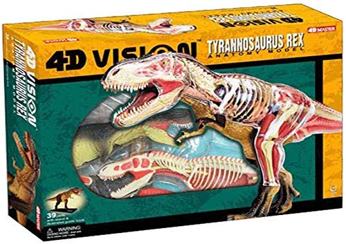 RUXMY Educación Anatómico Tyrannosaurus Rex Organ Model 4D Puzzle Assembly Toy Animales Órganos Medical Science Anatomy Model Toy para niños de 14 años en adelante