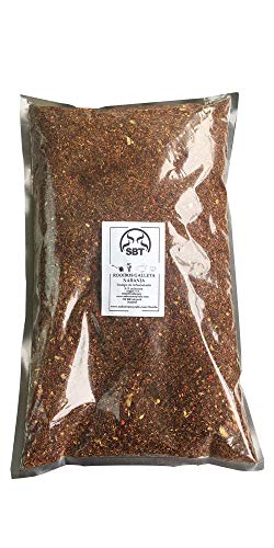 SABOREATE Y CAFE THE FLAVOUR SHOP Té Rooibos Galleta con Especias y Naranja A Granel En Hoja Hebra Infusiones Naturales Isotónica 1 kg