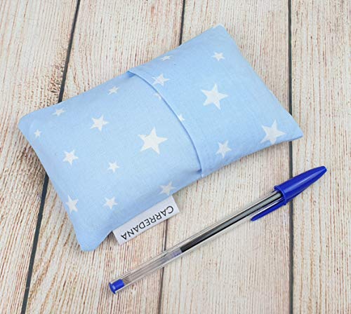 Saco térmico anti-cólicos bebé.Especial recién nacido 17 x 10cm (Azul estrellas)