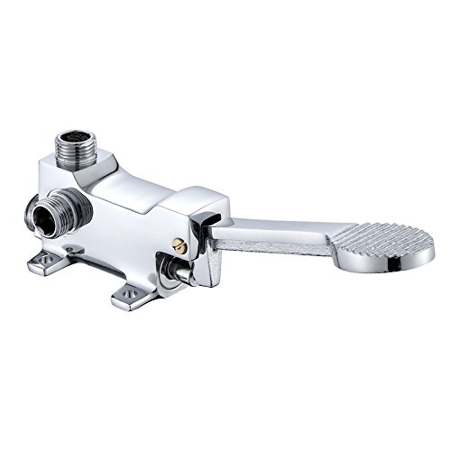 SADASD - Pedal de pie para Grifo de baño contemporáneo, válvula de pie para el Hospital, válvula de Interruptor de pie, Lavabo, Fregadero, Mezclador, núcleo de válvula de cerámica