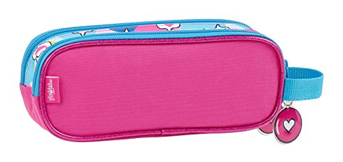 Safta Estuche Glowlab "Sequins" Oficial Escolar 210x60x80mm