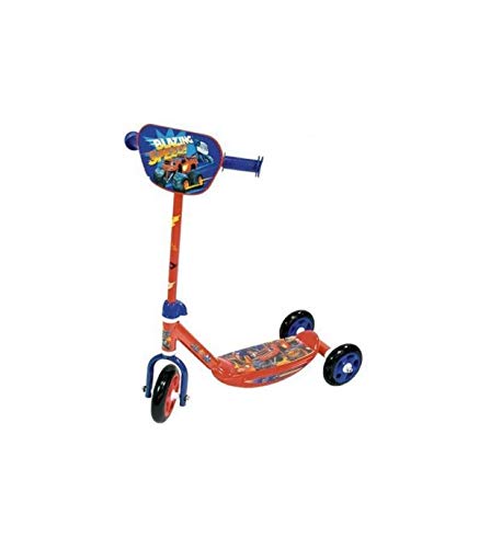 Saica- Patinete 3 Ruedas Blaze & The Monster Machine Blaze & Monster, Multicolor (2118)