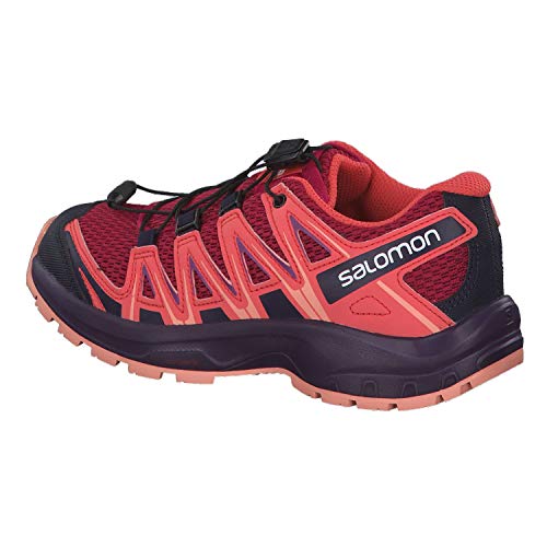 Salomon XA Pro 3D J, Zapatillas de Trail Running Unisex Niños, Rojo/Naranja (Cerise/Dubarry/Peach Amber), 34 EU