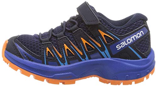 Salomon XA Pro 3D K, Zapatillas de Deporte Unisex Niños, Azul/Naranja (Medieval Blue/Mazarine Blue Wil/Tan), 27 EU