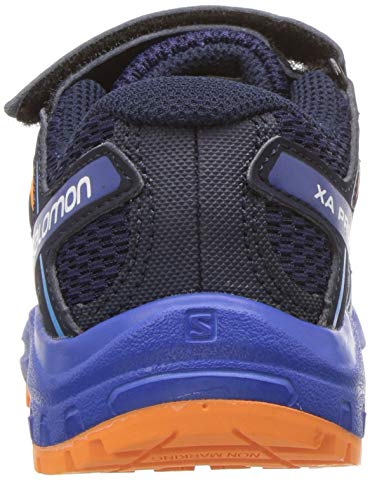 Salomon XA Pro 3D K, Zapatillas de Deporte Unisex Niños, Azul/Naranja (Medieval Blue/Mazarine Blue Wil/Tan), 27 EU