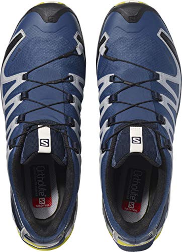 Salomon XA Pro 3D v8 GTX, Zapatillas de Trail Running para Hombre, Color: Azul (Dark Denim/Navy Blazer/Vanilla Ice), 45 1/3 EU