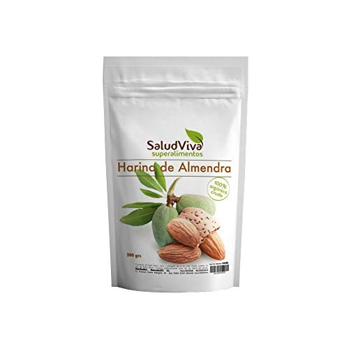 Salud Viva Harina de Almendra Ecológica Cruda 200 g