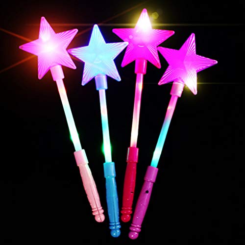 SAMTITY Varita mágica, Varitas Luminosas para Fiestas con luz LED Intermitente para Concierto mágico y Luminoso, varitas de Hadas, Barra Fluorescente