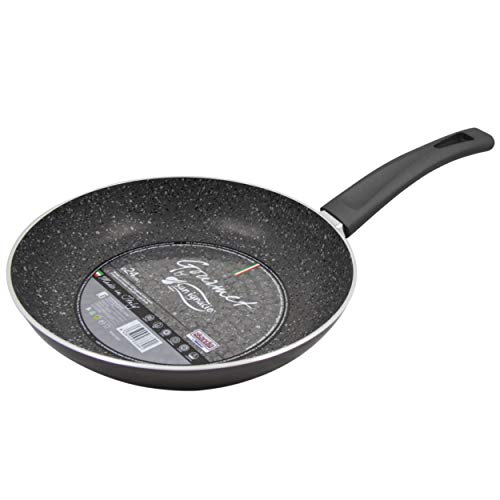 San Ignacio PK1625 Batería 6 Piezas Gourmet (4 cuerpos, 2 Tapas) más Utensilios de Cocina: Espumadera, rasera, Cuchara y cazo-colección Toledo, Aluminio