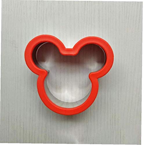 Sándwiches Cortador Cortador de Galleta de Mickey Mouse de la categoría alimenticia del Acero Inoxidable de la Galleta del Molde Cortador de Galletas para los niños