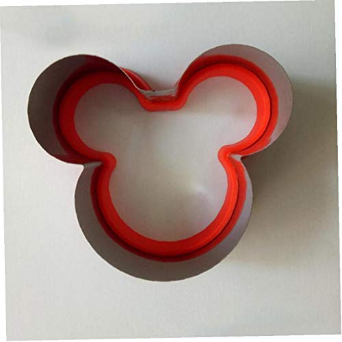 Sándwiches Cortador Cortador de Galleta de Mickey Mouse de la categoría alimenticia del Acero Inoxidable de la Galleta del Molde Cortador de Galletas para los niños