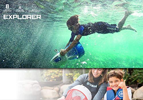 SANON Seascooters con Montaje de cámara de la Serie recreativa subacuática Scooter.(Blanco Azul) WTZ012